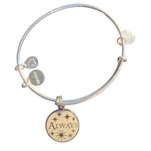 Alex and Ani Harry Potter Always Bangle Silver